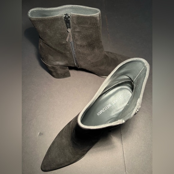 Stuart Weitzman Black Suede Boot - Picture 9 of 12